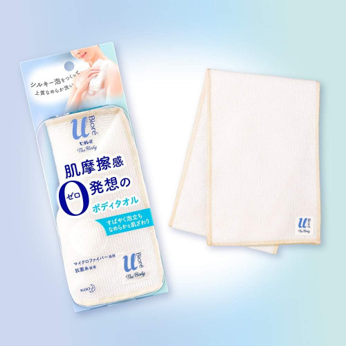  BIORE U The Body Towel мягкая мочалка для мытья с обильной пеной 