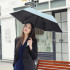 Всепогодный компактный зонт-автомат с защитой от солнца и дождя с ручкой в виде кошачьей лапки,  Bunana, голубой