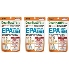 Asahi EPA+DHA+Наттокиназа, 240 капсул на 60 дней, сет из 3 упаковок