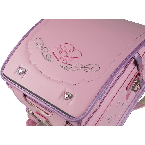 Японский школьный ранец для девочек Randoseru Dream розовый перламутр