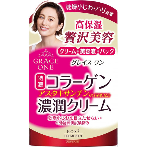 Омолаживающий крем для лица с коллагеном и антиоксидантами KOSE Cosmeport Grace One Perfect Cream, 100 гр