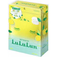 Тонизирующая тканевая маска Лимон из Сетоучи LULULUN Premium Face Mask Lemon, 5 пачек по 7 шт