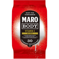 Освежающие салфетки для тела с ароматом яблока для мужчин MARO Men's Manhattan Maro Body Sheet, 30 листов