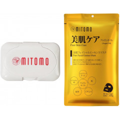 Тканевая маска для лица Mitomo Royal Jelly + Gold, 36 шт