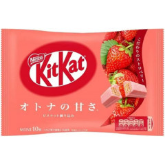 Kit Kat mini со вкусом клубники, 5 упаковок 