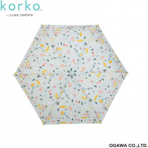 Автоматический складной зонт Ogawa Korko 81052, вес 220 гр