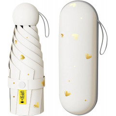 Складной компактный зонтик с чехлом, всепогодный, защита от солнца и дождя Petasonien