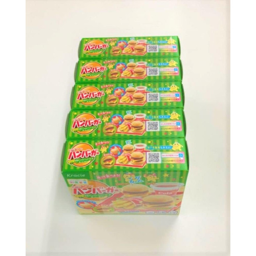Японский набор для детей "СДЕЛАЙ САМ" БУРГЕРЫ ИЗ ПОРОШКА POPIN' COOKIN', 5 упаковок