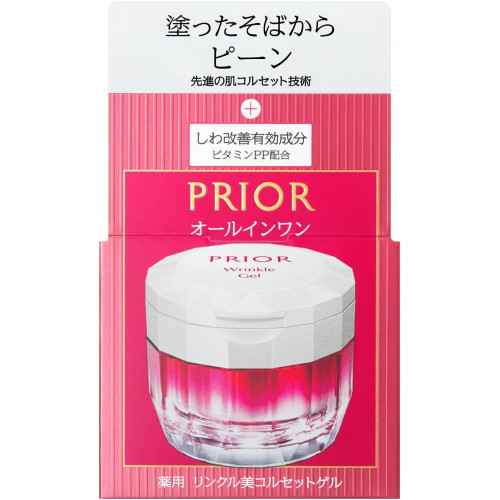Гель против морщин «все в одном» Shiseido PRIOR Medicated Wrinkle Beauty Corset Gel, 90 г