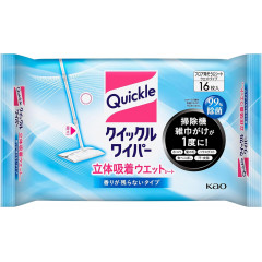 Kao Quickle Wipe  одноразовые влажные салфетки для мытья пола без запаха