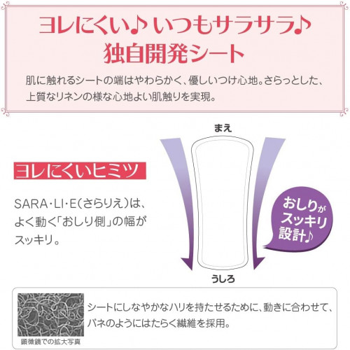 Kobayashi "Sara-li-e" Ежедневные гигиенические прокладки с цветочно-ягодным ароматом, 72 шт