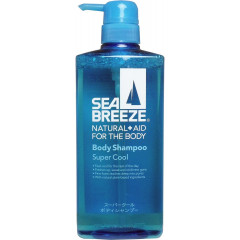 Освежающий лечебный шампунь для тела Shiseido Sea Breeze Body Shampoo Super Cool, 2 флакона по 600 мл