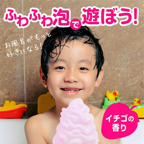 Пена для ванной, которая держит форму, клубничный аромат Warm Foaming Kids Play Bathing, 180 гр