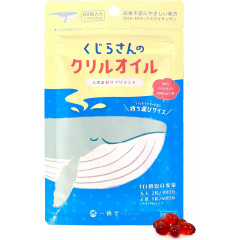 Масло криля в капсулах для укрепления здоровья всей семьи Ikkakudo Whale's Krill Oil Children, на 30 дней