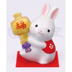 Японская новогодняя статуэтка, кролик, символ 2023 года