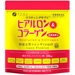 Гиалуроновая кислота, коллаген, эластин, коэнзим Q10, коикс от Fine Japan  