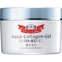 Отбеливающий гель от пигментных пятен на лице. Dr Ci Labo Aqua Collagen Gel Whitening EX