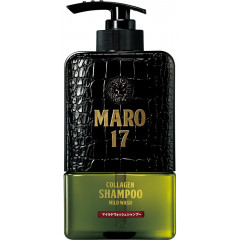 Мужской шампунь с аминокислотами и коллагеном, для жирной кожи головы MARO17 Mild Wash Shampoo Men's Scalp