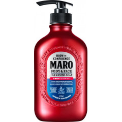 Мужское жидкое мыло против возрастного запаха для лица и тела MARO 