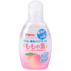  Лечебное масло с экстрактом персика для нежной кожи малышей, Pigeon
