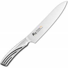 Кухонный нож из высокоуглеродистой молибден-ванадиевой стали, профессиональный, Shimomura Kogyo Murato Fit-Line, 180 мм