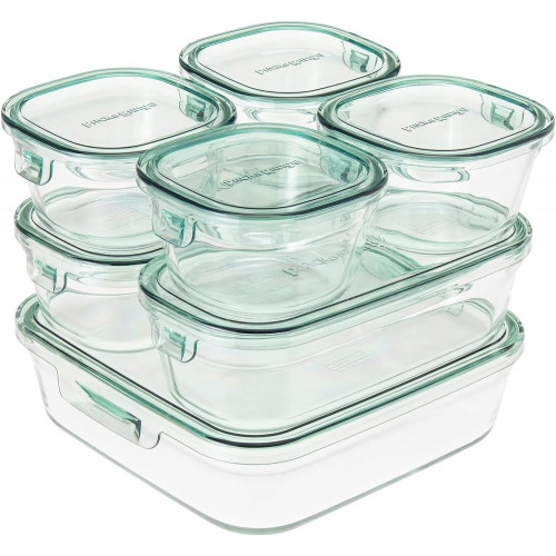  Набор контейнеров из жаропрочного стекла для хранения и микроволновой печи Iwaki Heat Resistant Glass