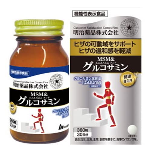 Комплекс с MSM и глюкозамином для здоровья суставов Meiji Noguchi Glucosamine & MSM