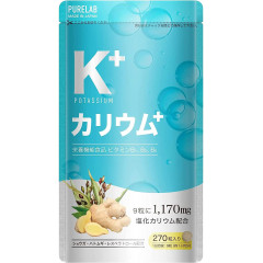 Калий и витамины группы В Purelab Potassium K+ (270 шт на 30 дн)