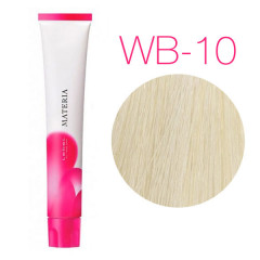Краска для волос светлый блонд теплый LEBEL MATERIA 3D WB-10