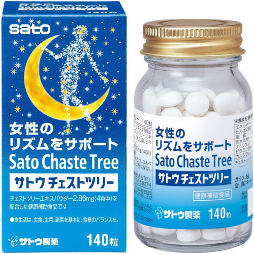 Sato Chaste Tree для женского здоровья, 140 таблеток на 35 дней
