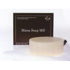 Мыло для лёгкого пилинга лица с гликолевой кислотой JPB Mana Soap MD 10%.
