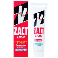 Зубная паста для курильщиков отбеливающая Zact Lion.