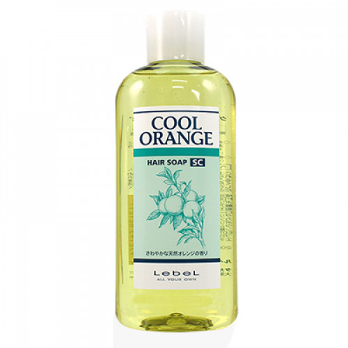 Шампунь охлаждающий для жирных волос COOL ORANGE HAIR SOAP SC Lebel 200 мл.