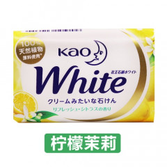 Увлажняющее мыло с ароматом лимона KAO WHITE.