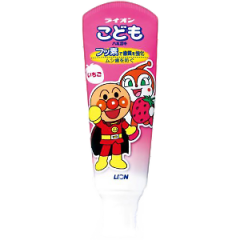 Детская паста слабообразивная со вкусом клубники 60гр LION Kid's.