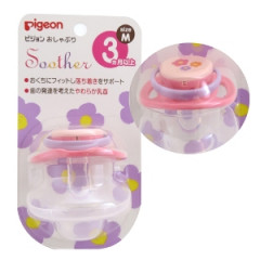 Соска-пустышка силиконовая для детей с 3 месяцев (М) Pigeon.