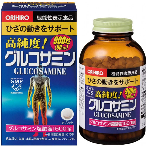 Глюкозамин для здоровья суставов от ORIHIRO 900 таблеток на 90 дней