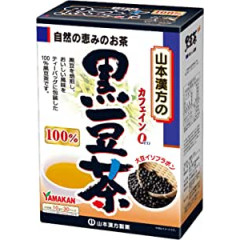 Чай для снижения холестерина и профилактики тромбоза с черной фасолью,  YAMAMOTO Black Bean Black Tea 